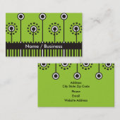 Cartes de visite retro. (Devant / Derrière)