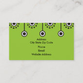 Cartes de visite retro. (Dos)