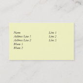 Cartes de visite retro (Dos)