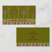 Cartes de visite retro (Devant / Derrière)