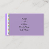 Cartes de visite retro (Dos)