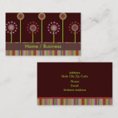 Cartes de visite retro (Devant / Derrière)