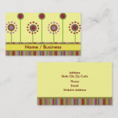 Cartes de visite retro (Devant / Derrière)