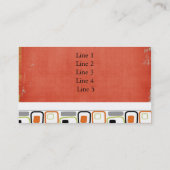 Cartes de visite retro (Dos)