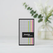 Cartes de visite rétro élégants (Debout devant)