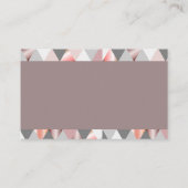 Cartes de visite rétro Peach Diamond (Dos)