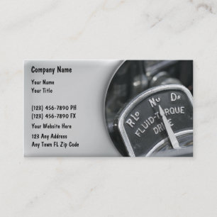 Cartes de visite rétro pour l'automobile