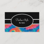 Cartes de visite Retro Tie Dye (Devant)