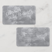 Cartes de visite Romance d'aquarelle (Devant / Derrière)