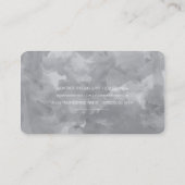 Cartes de visite Romance d'aquarelle (Dos)