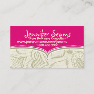 Cartes de visite Romance purs de conseiller