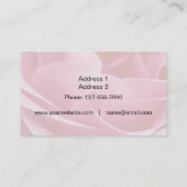 Cartes de visite - Rose-01 (Dos)