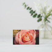 Cartes de visite roses (Debout devant)