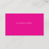 Cartes de visite roses chauds (Dos)