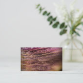 Cartes de visite roses de laine (Debout devant)