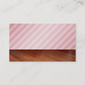 Cartes de visite roses de nounours (Dos)