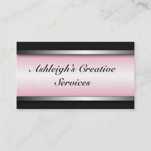Cartes de visite roses d'initiés intelligents