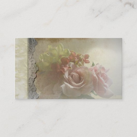 Cartes de visite roses d'invitation de quinceanera (Devant)
