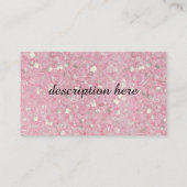 Cartes de visite Roses du Quartz (Dos)