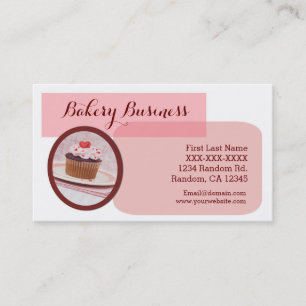 Cartes de visite roses faits sur commande de