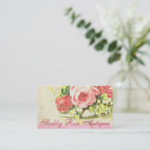 Cartes de visite roses minables 2 de collection de (Debout devant)