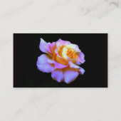 Cartes de visite Roses rose et or (Dos)