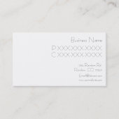 Cartes de visite roses simples de petit gâteau (Devant)