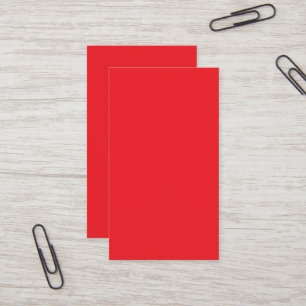 Cartes de visite rouges   Design minimaliste audac