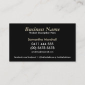 Cartes de visite rouges tribaux exotiques d'art (Dos)