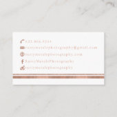 Cartes de visite rouillés de coutume en métal (Dos)