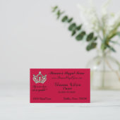 Cartes de visite "Royal Gems" Couronne (Debout devant)
