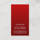 Cartes de visite russes norvégiens américains (Dos)