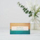 Cartes de visite Sable et Eau (Debout devant)