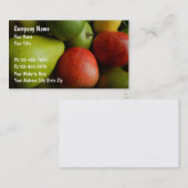 Cartes de visite sains de fruit (Devant / Derrière)