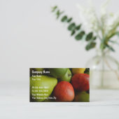 Cartes de visite sains de fruit (Debout devant)