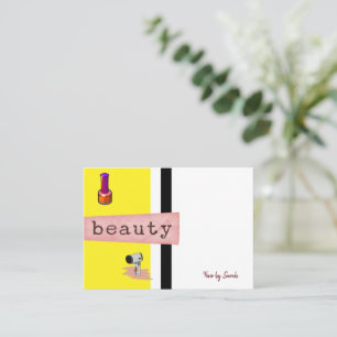 Cartes de visite, Salon de beauté Coiffure