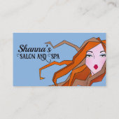 Cartes de visite Salon/Spa/Beauté Diva (Dos)