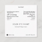 Cartes de visite SALT+CLAY (Devant)