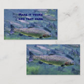 cartes de visite saumons (Devant / Derrière)