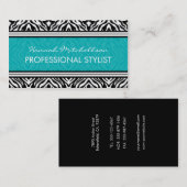 Cartes de visite sauvages de professionnel de (Devant / Derrière)