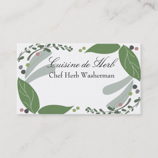 Cartes de visite savoureux mélangés de (Devant)