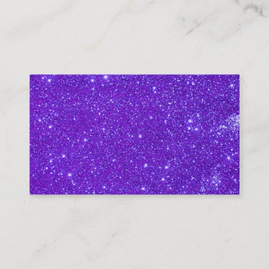 Cartes de visite scintillants de parties (Devant)