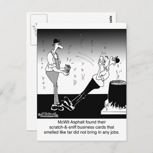 Cartes de visite Scratch- & Sniff (Devant / Derrière)