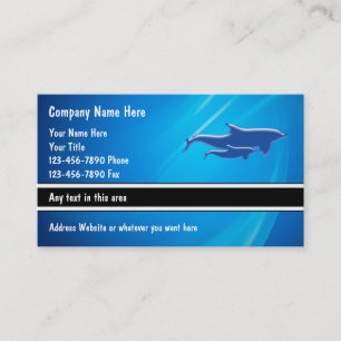 Cartes de visite Sea Life