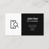 Cartes de visite SEO (Dos)