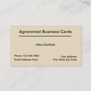 Cartes de visite Services d'agronome