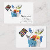 Cartes de visite, Services de nettoyage (Devant / Derrière)