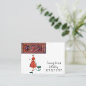 Cartes de visite, Services de nettoyage (Debout devant)