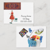 Cartes de visite, Services de nettoyage (Devant / Derrière)