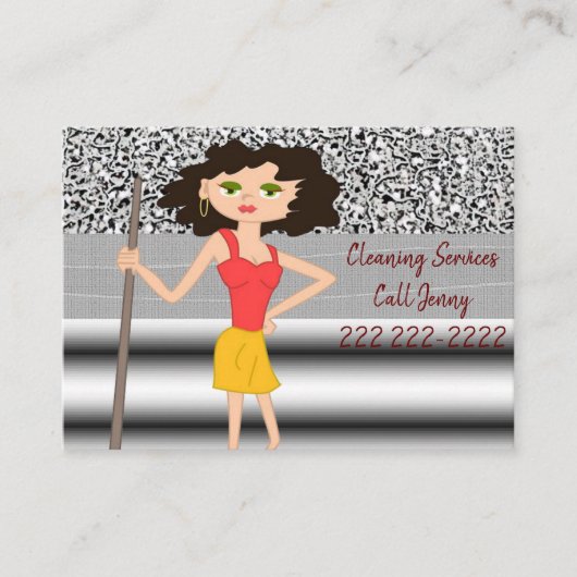 Cartes de visite, Services de nettoyage (Devant)